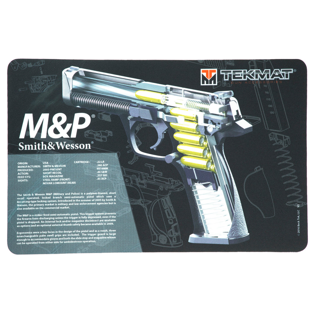 Tekmat Pistol Ds Mat S&w M&p Blk-blk