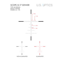 Load image into Gallery viewer, Us Optics 3.2-17x50 Ffp Gen Ii Xr Ir