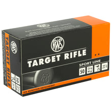 Load image into Gallery viewer, Rws 22lr Target Rifle Ammo 50-5000