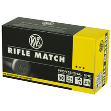 Load image into Gallery viewer, Rws 22lr Rifle Match 40gr 50-5000