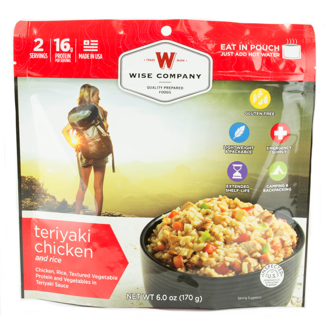 Wise Camping Teriyaki Chicken 6pk