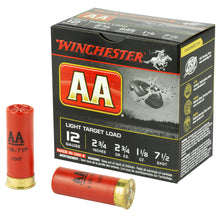 Load image into Gallery viewer, Win Aa Trgt 12ga 2.75" #7.5 25-250