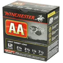 Load image into Gallery viewer, Win Aa Trgt 12ga 2.75" #7.5 25-250