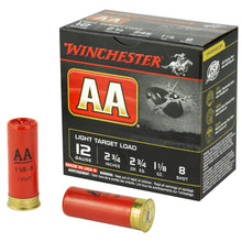 Load image into Gallery viewer, Win Aa Trgt 12ga 2.75" #8 25-250