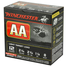 Load image into Gallery viewer, Win Aa Trgt 12ga 2.75" #8 25-250