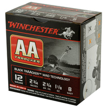 Load image into Gallery viewer, Win Aa Track Blk 12ga 2.75" #8 25-