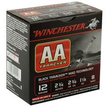 Load image into Gallery viewer, Win Aa Track Blk 12ga 2.75" #8 25-