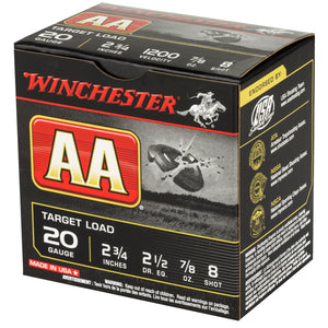 Win Aa 20ga 2.75" #8 25-250