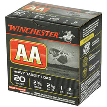 Load image into Gallery viewer, Win Aa Hvy Trgt 20ga 2.75" #8 25-250