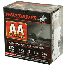 Load image into Gallery viewer, Win Aa Track Blk 12ga 2.75" #7.5 25-
