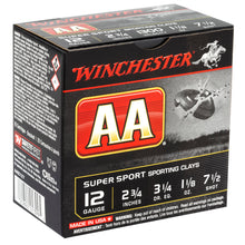 Load image into Gallery viewer, Win Aa Ss 12ga 2.75&quot; #7.5 25-250