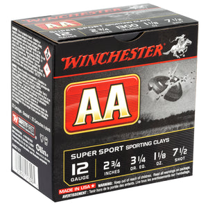 Win Aa Ss 12ga 2.75" #7.5 25-250