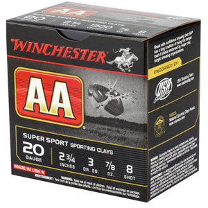 Win Aa Ss 20ga 2.75" #8 25-250