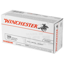Load image into Gallery viewer, Win Usa 38spl 130gr Fmj 50-500