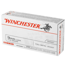 Load image into Gallery viewer, Win Usa 9mm 115gr Fmj 50-500