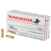 Load image into Gallery viewer, Win Usa 25acp 50gr Fmj 50-500