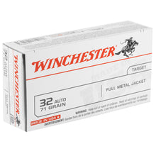 Load image into Gallery viewer, Win Usa 32acp 71gr Fmj 50-500