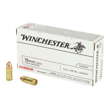 Load image into Gallery viewer, Win Usa 9mm 124gr Fmj 50-500