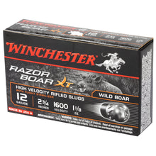 Load image into Gallery viewer, Win Razor Boar 12ga 2.75" Slug 5-100