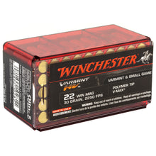Load image into Gallery viewer, Win Varmint Hv 22wmr 30gr V-max 50-