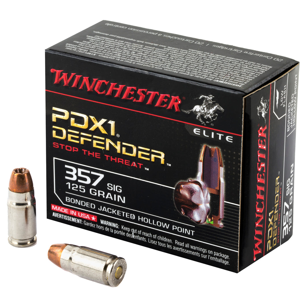 Win Defender 357sig 125gr Jhp 20-200