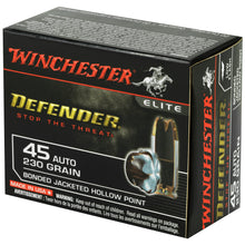 Load image into Gallery viewer, Win Defender 45acp 230gr Jhp 20-200