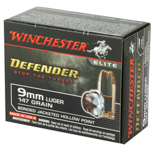 Load image into Gallery viewer, Win Defender 9mm 147gr Jhp 20-200