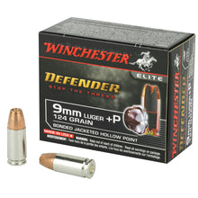 Load image into Gallery viewer, Win Defender 9mm+p 124gr Jhp 20-200