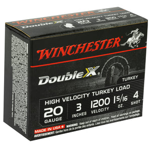 Win Dbl X Hv Trky 20ga 3" #4 10-100