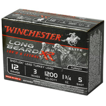 Load image into Gallery viewer, Win Lb Xr Trky 12ga 3&quot; #5 1.75oz 10-