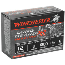Load image into Gallery viewer, Win Lb Xr Trky 12ga 3&quot; #6 1.75oz 10-