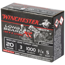 Load image into Gallery viewer, Win Lb Xr Trky 20ga 3" #5 1.25oz 10