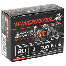 Load image into Gallery viewer, Win Lb Xr Trky 20ga 3" #6 1.25oz 10
