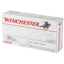 Load image into Gallery viewer, Win Usa 40sw 165gr Fmj 50-500