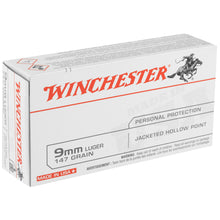 Load image into Gallery viewer, Win Usa 9mm 147gr Jhp 50-500