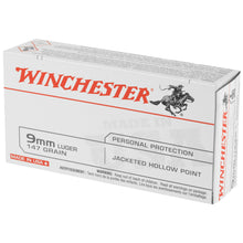Load image into Gallery viewer, Win Usa 9mm 147gr Jhp 50-500