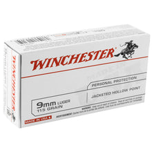 Load image into Gallery viewer, Win Usa 9mm 115gr Jhp 50-500