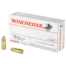 Load image into Gallery viewer, Win Usa 9mm 124gr Fmj 50-500