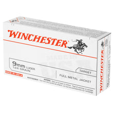 Load image into Gallery viewer, Win Usa 9mm 124gr Fmj 50-500