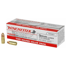 Load image into Gallery viewer, Win Usa 9mm 115gr Fmj 100-1000