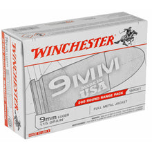 Load image into Gallery viewer, Win Usa 9mm 115gr Fmj 200-1000