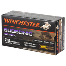 Load image into Gallery viewer, Win 42 Max 22lr 42gr Subson 50-5000