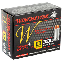 Load image into Gallery viewer, Win W Defend 380acp 95gr Jhp 20-200