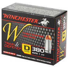 Load image into Gallery viewer, Win W Defend 380acp 95gr Jhp 20-200