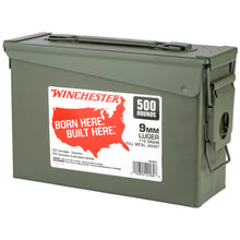 Load image into Gallery viewer, Win Usa 9mm 115gr Fmj Can 500-1000