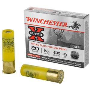 Win Sprx 20ga 2.75" 3-4oz Rfld 5-250