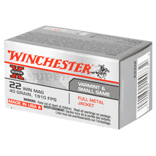 Load image into Gallery viewer, Win Sprx 22wmr 40gr Fmj 50-2000