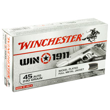 Load image into Gallery viewer, Win 1911 45acp 230gr Fmj 50-500