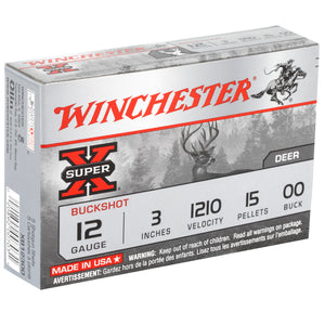 Win Superx 12ga 3" 00bk 15p 5-250