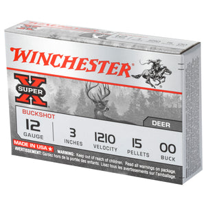 Win Superx 12ga 3" 00bk 15p 5-250